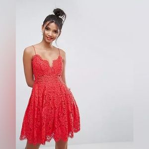 ASOS Lace Cami Mini Prom Dress